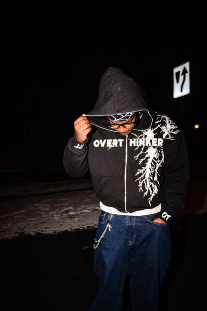 BLACK OT ZIPUP